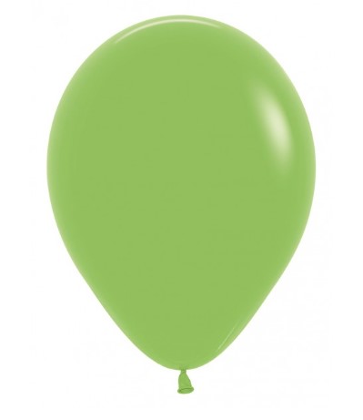 Sempertex 12" Fashion Lime Green Latex Balloons 12 Pack - Click Image to Close