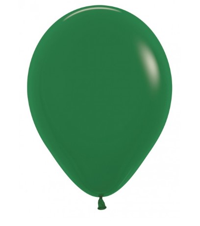 Sempertex 12" Fashion Forest Green Latex Balloons 12 Pack - Click Image to Close