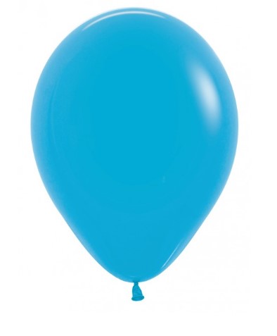 Sempertex 12" Fashion Blue Latex Balloons 50 Pack - Click Image to Close