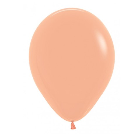 Sempertex 12" Peach Blush Latex Balloons 12 Pack - Click Image to Close