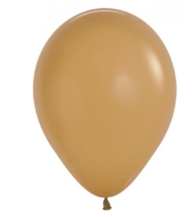 Sempertex 12" Latte Latex Balloons 12 Pack - Click Image to Close