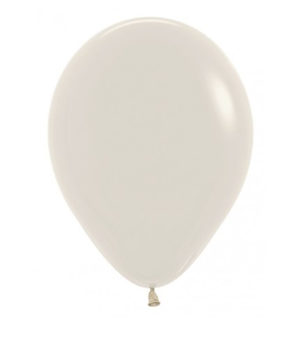 Sempertex 12" Pastel Dusk Cream Latex Balloons 12 Pack - Click Image to Close
