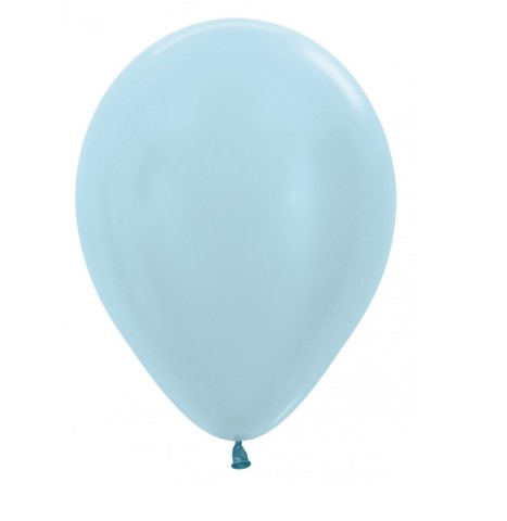 Sempertex 12" Satin Blue Latex Balloons 50 Pack - Click Image to Close