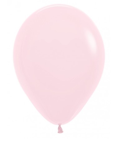 Sempertex 12" Pastel Matte Pink Latex Balloons 50 Pack - Click Image to Close