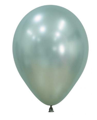 Sempertex 12" Silk Cool Mint Latex Balloons 50 Pack - Click Image to Close