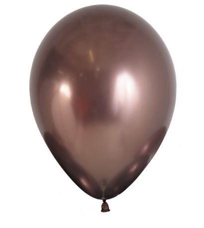 Sempertex 12" Reflex Truffle Latex Balloons 12 Pack - Click Image to Close