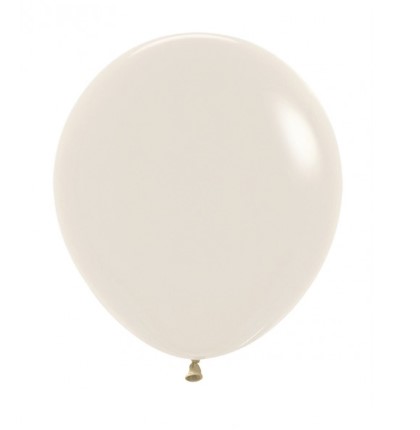 Sempertex 18" Pastel Dusk Cream Latex Balloons 25Pack - Click Image to Close