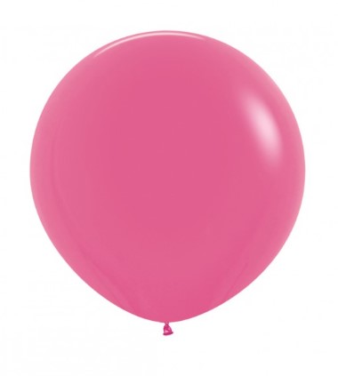 Sempertex 24" Fuchsia Latex Balloons 3 Pack - Click Image to Close