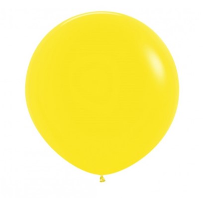 Sempertex 24" Yellow Latex Balloons 3 Pack - Click Image to Close