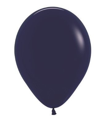 Sempertex 5" Fashion Navy Blue Latex Balloons 50 Pack - Click Image to Close