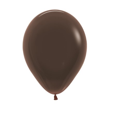 Sempertex 5" Fashion Chocolate Brown Latex Balloons 50 Pack - Click Image to Close