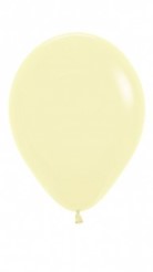 Sempertex 5" Pastel Matte Yellow Latex Balloons 50 Pack