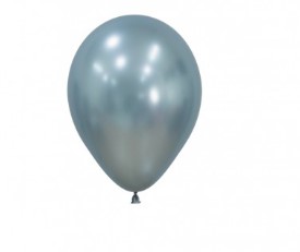 Sempertex 5" Silk Arctic Blue Latex Balloons 50 Pack