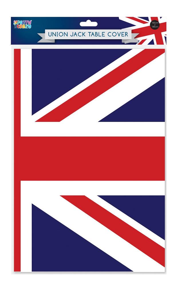 UNION JACK DESIGN TABLE CLOTH 110 X 160CM - Click Image to Close