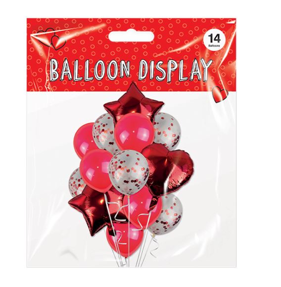 Valentines Day Balloon Display Pack - Click Image to Close